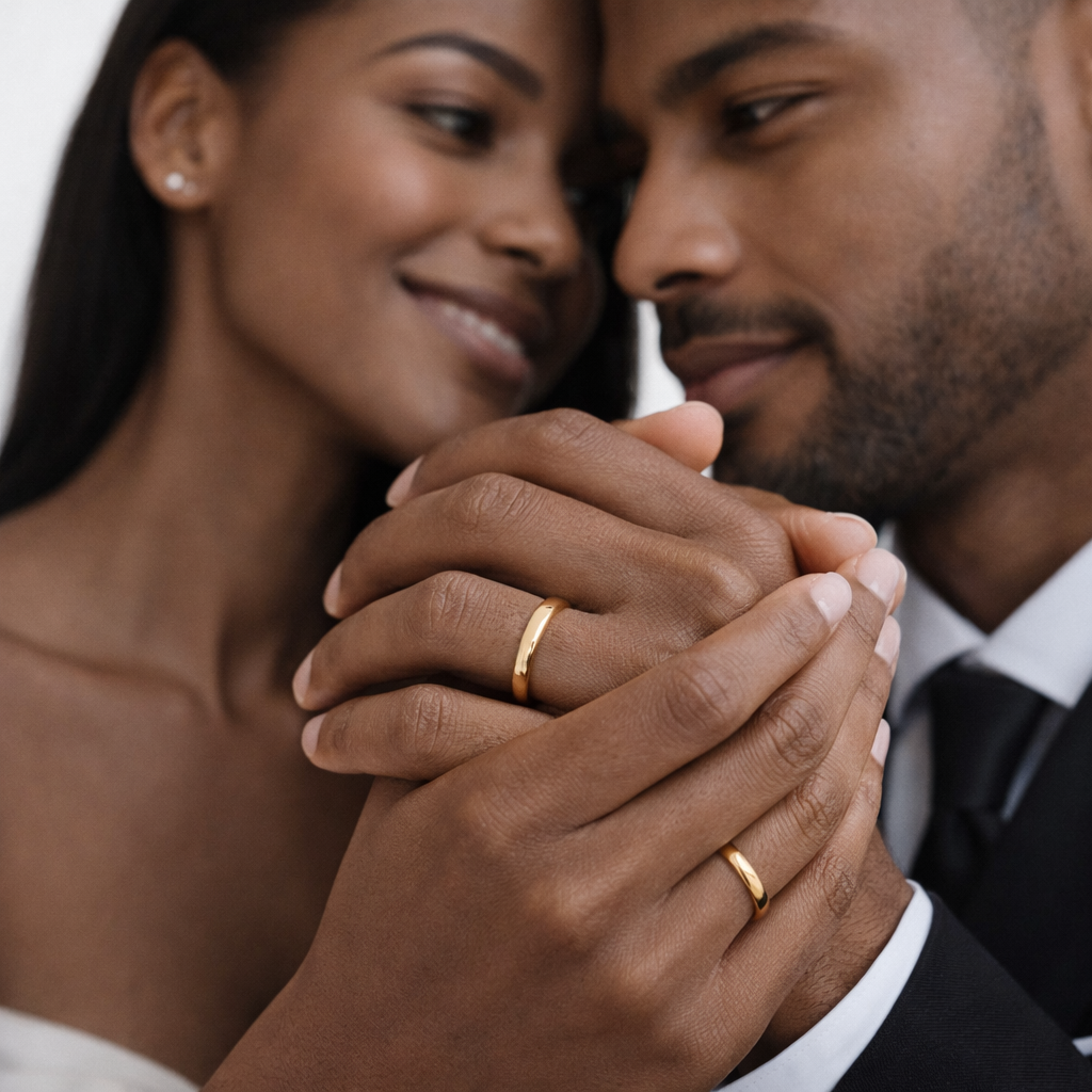 Como escolher alianças de casamento em ouro 18k