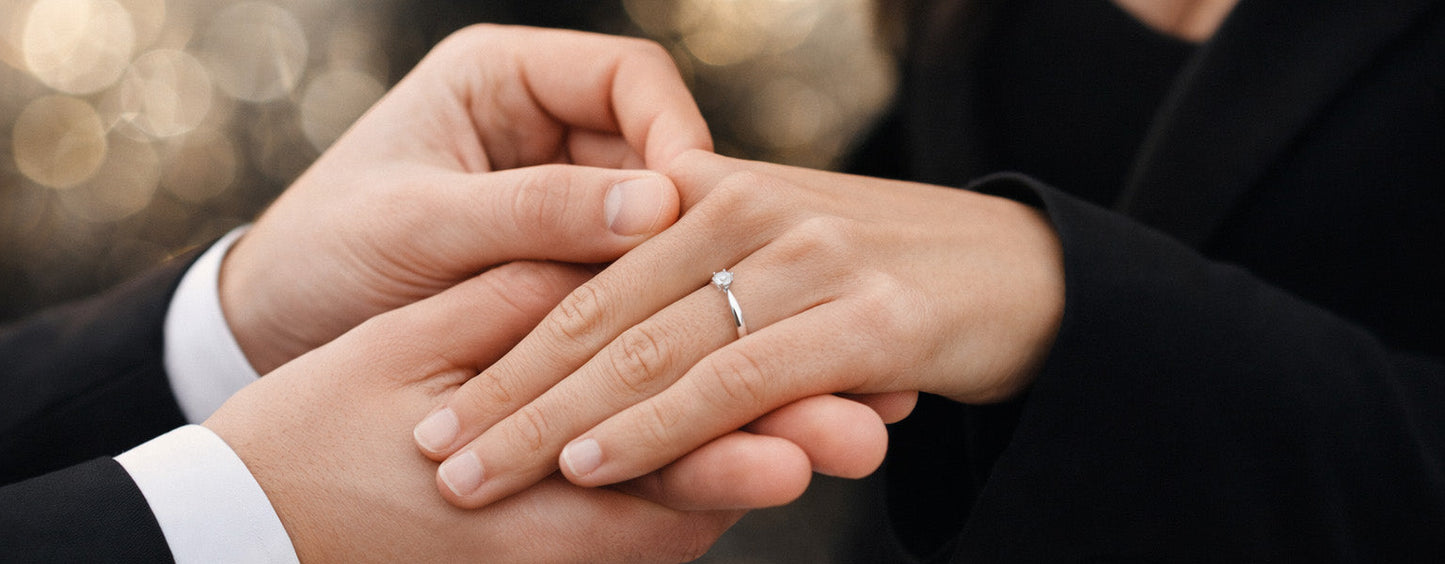 Anel de noivado pedido de casamento