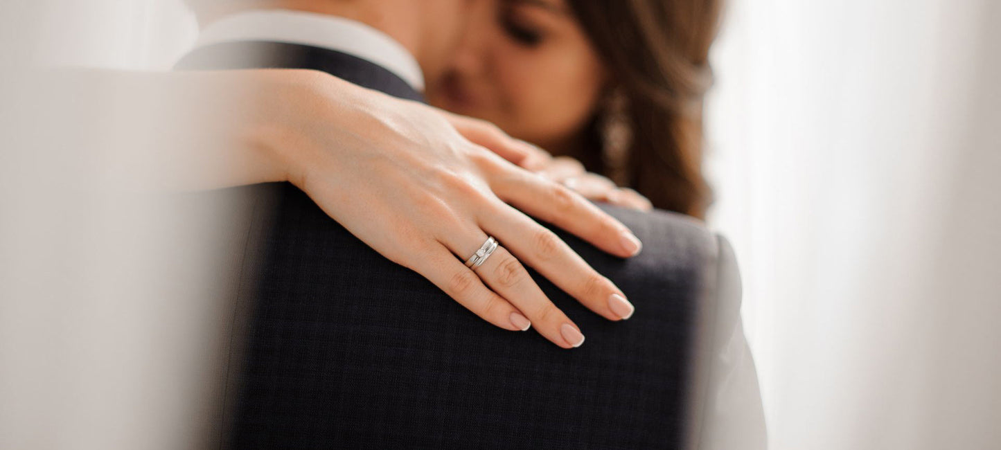 Aliancas de casamento com casal