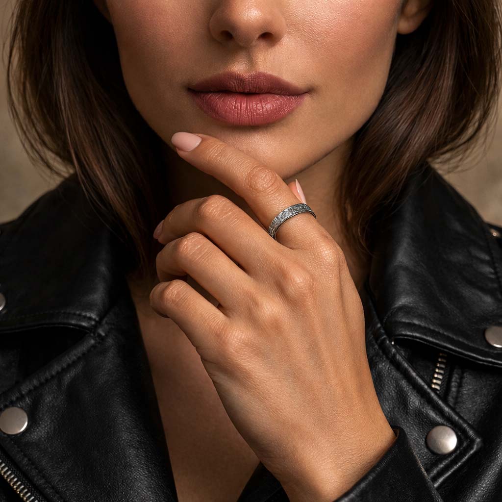 Anel Rustico de prata 950 autoral e exclusivo joia autoral 