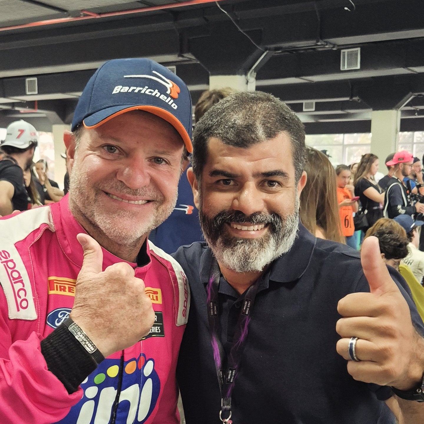 Foto Rubens Barrichello campeão Nascar Brasil 2025. 