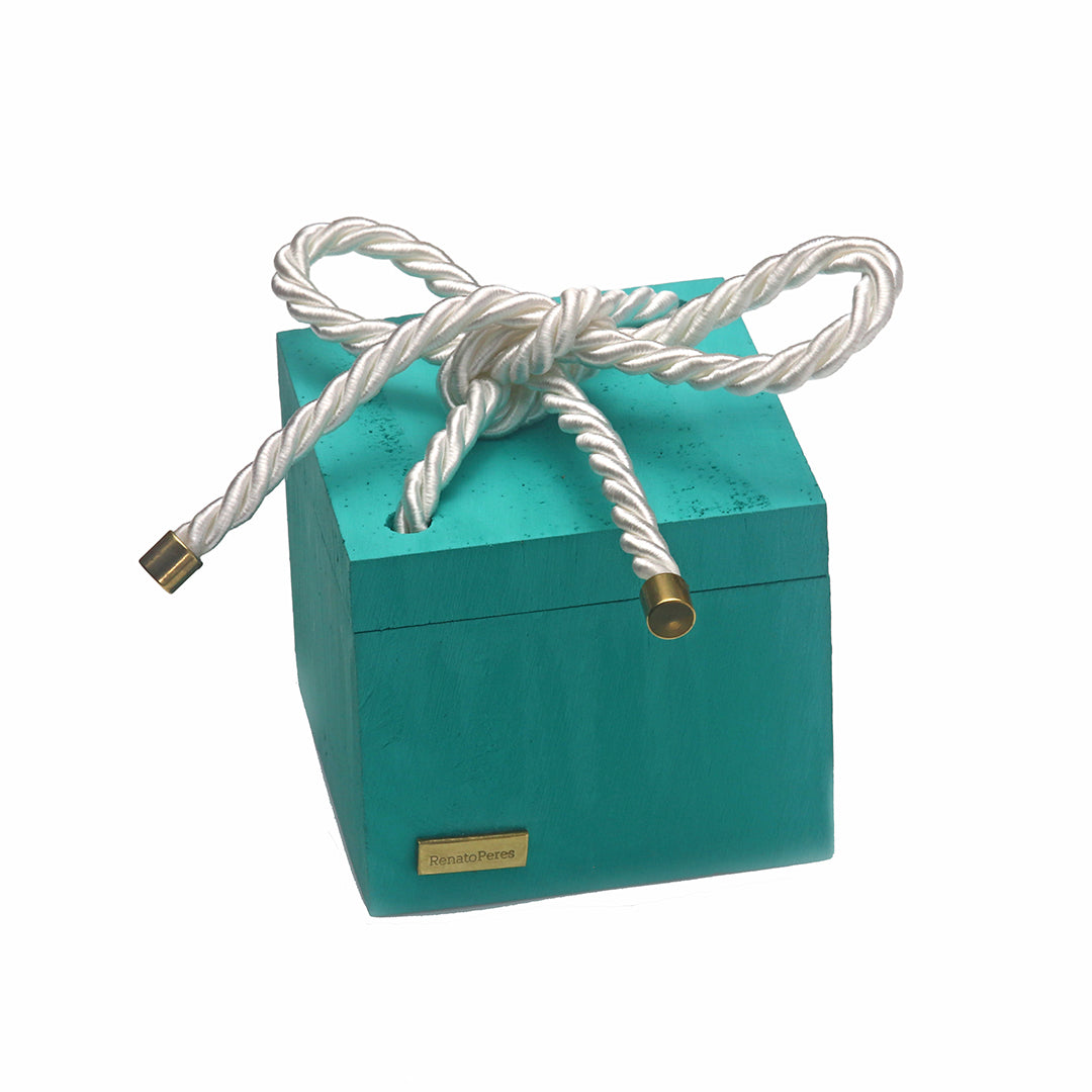 porta joias Turquesa